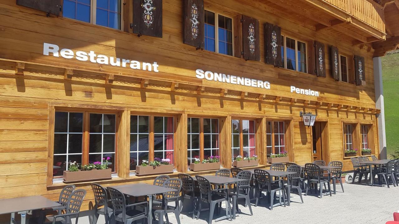 Hotel Restaurant Sonnenberg Mürren Dış mekan fotoğraf