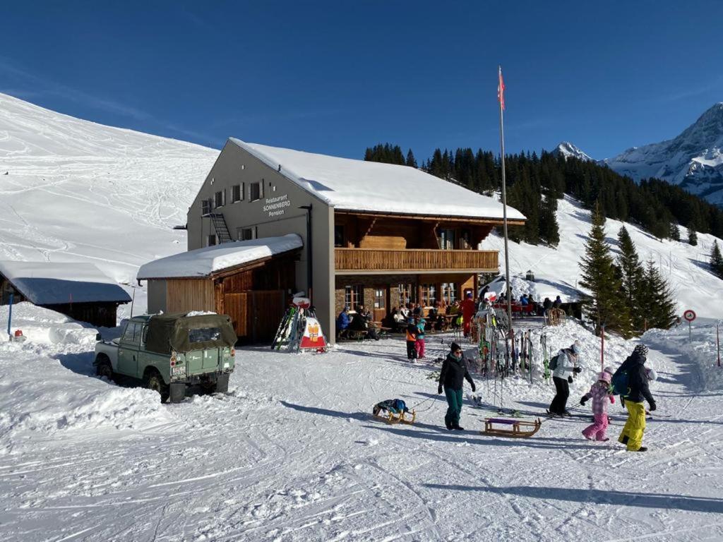 Hotel Restaurant Sonnenberg Mürren Dış mekan fotoğraf