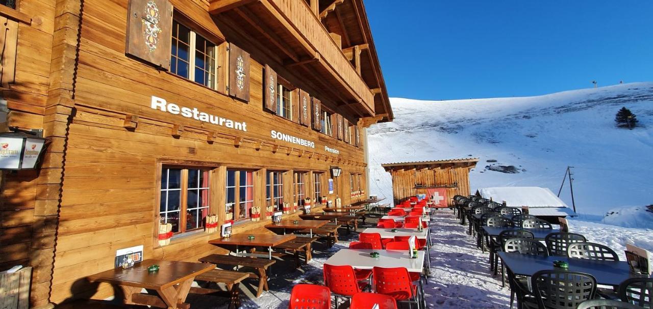 Hotel Restaurant Sonnenberg Mürren Dış mekan fotoğraf