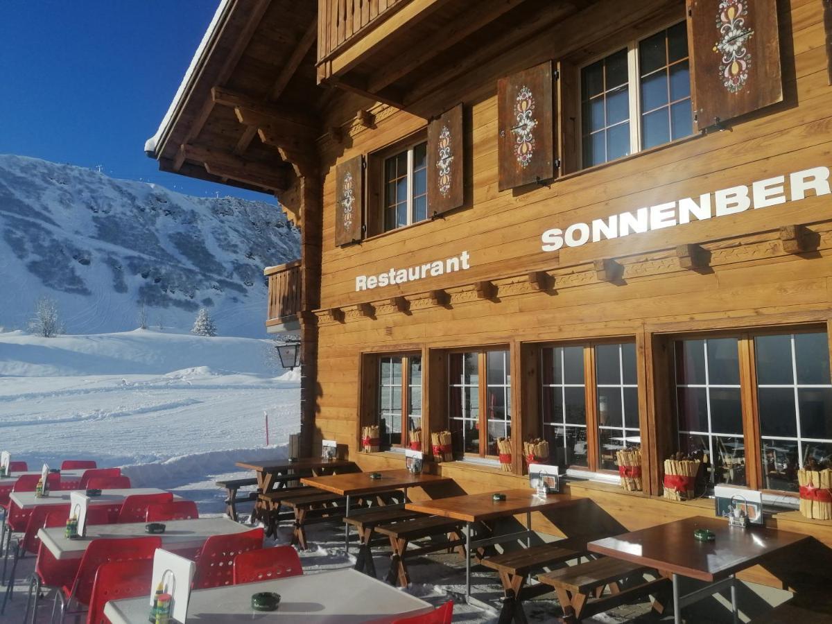 Hotel Restaurant Sonnenberg Mürren Dış mekan fotoğraf