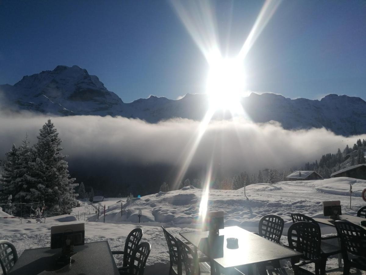 Hotel Restaurant Sonnenberg Mürren Dış mekan fotoğraf