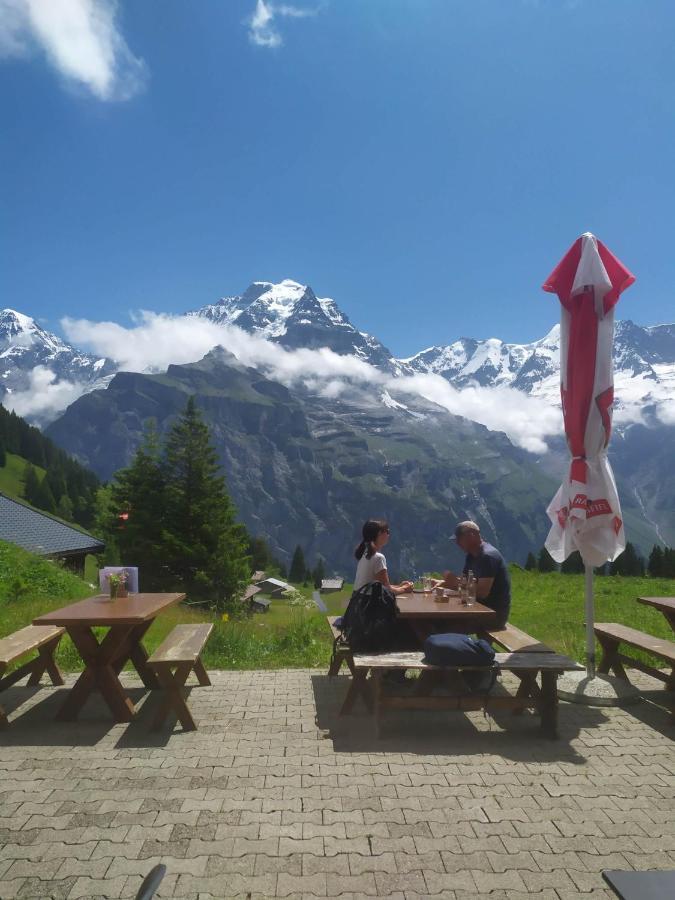 Hotel Restaurant Sonnenberg Mürren Dış mekan fotoğraf